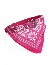 L size-Rose Red-Dog Bandana...