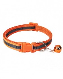 Orange-Pet Dog Collar Night...