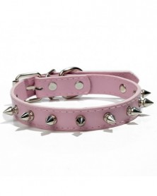 L size-Pink-Spiked Studded...