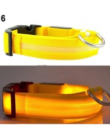 L size-Yellow-Nylon LED...