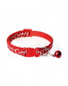 4 Red-Colored Cat Collar...