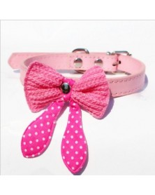 M size-pink-PU Leather Pet...