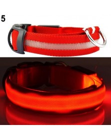 L size-Red-Nylon LED Light...