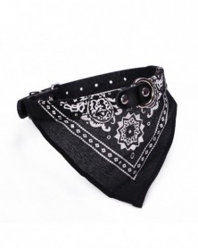 XL size-Black-Pet Bandanas...