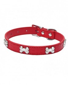 M size-Red-Pet Necklace Pet...