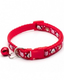 red 3-Dog Collar Leopard...