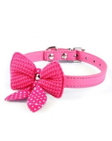 M size-rose-PU Leather Pet...