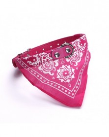 L size-Rose Red-Dog Collar...