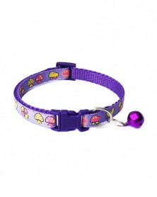 B purple-Dog Collar Bell...