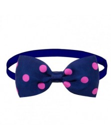 Navy Blue-Practical Pet Bow...