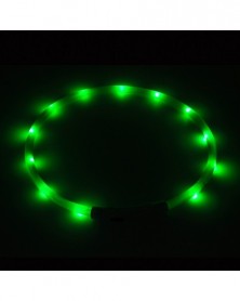 L 70cm-Green-USB LED dog...