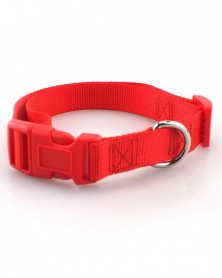 M size-red-Nylon Dog Collar...