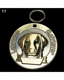 11-Retro Dog ID Tag Ancient...