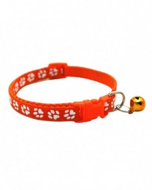 Orange-Cats Dog Collar with...