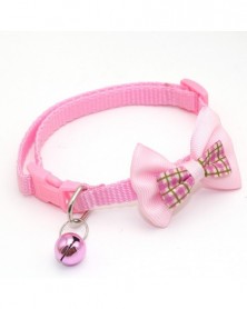 pink grid-Dog Collar Candy...