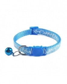 crack sky blue-Puppy Collar...