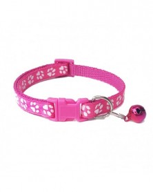 Fushia-pawstrip Nylon Dog...