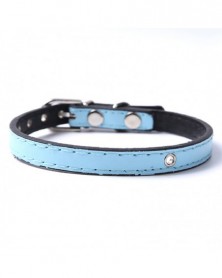 M size-Blue-PU Leather...