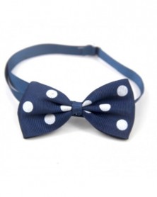 09-Dog Bow Tie Kawaii Dots...