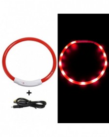 35CM-Red-B-Dog Collar Led...