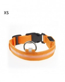 XS size-Orange-LED Pet...