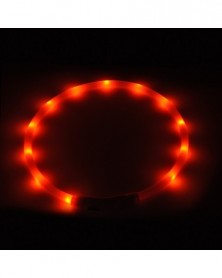 M 50cm-Red-USB LED dog...