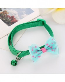 Green-Cute Bow Collar For...