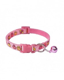 B pink-Dog Collar Bell...