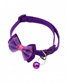 Purple-Dogs Collar Bright...