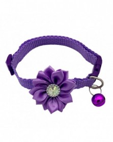 Purple-Pet Cat Collar...