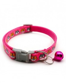 Rose Red-Cartoon Pet Collar...