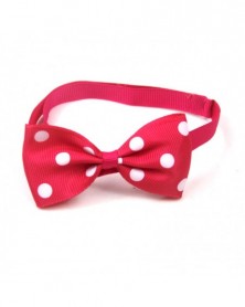 06-Dog Bow Tie Kawaii Dots...