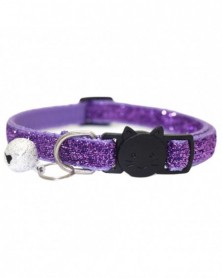 Purple-Bling Cat Collar...