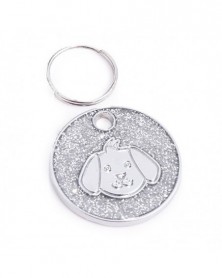 White-Custom Pet ID Tag...