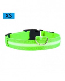 S size-green-Pet Dog LED...