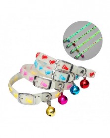 6-Pet Glowing Collars with...