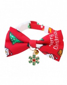 M size-Red-Pet Collar Santa...