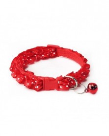 Red-Cat Dog Lace Collar...