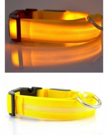 XS size-Collar-Yellow-Nylon...