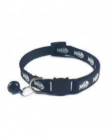 fish black-Puppy Collar Pet...