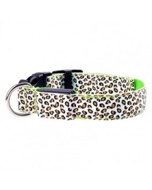 L size-Green-LED Dog Collar...