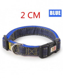 BLUE 2cm-S M L Pet Collar...