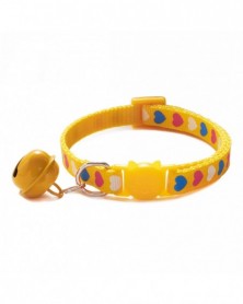 Yellow-3PCS Dog Collar With...