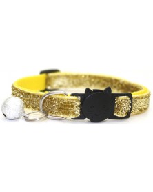 yellow-NEW Cute Bell Collar...