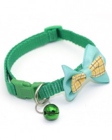 green grid-Dog Collar Candy...