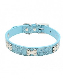 XS size-Blue-Pet Necklace...