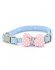 S size-sky blue-dog collar...