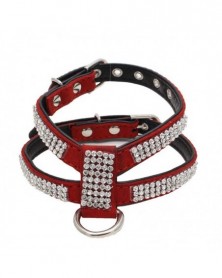 S size-Red-Pet Necklace 1...