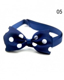 5-Pet Dot Print Bow Tie...