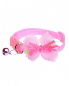 Pink-Pet Bow Collar...